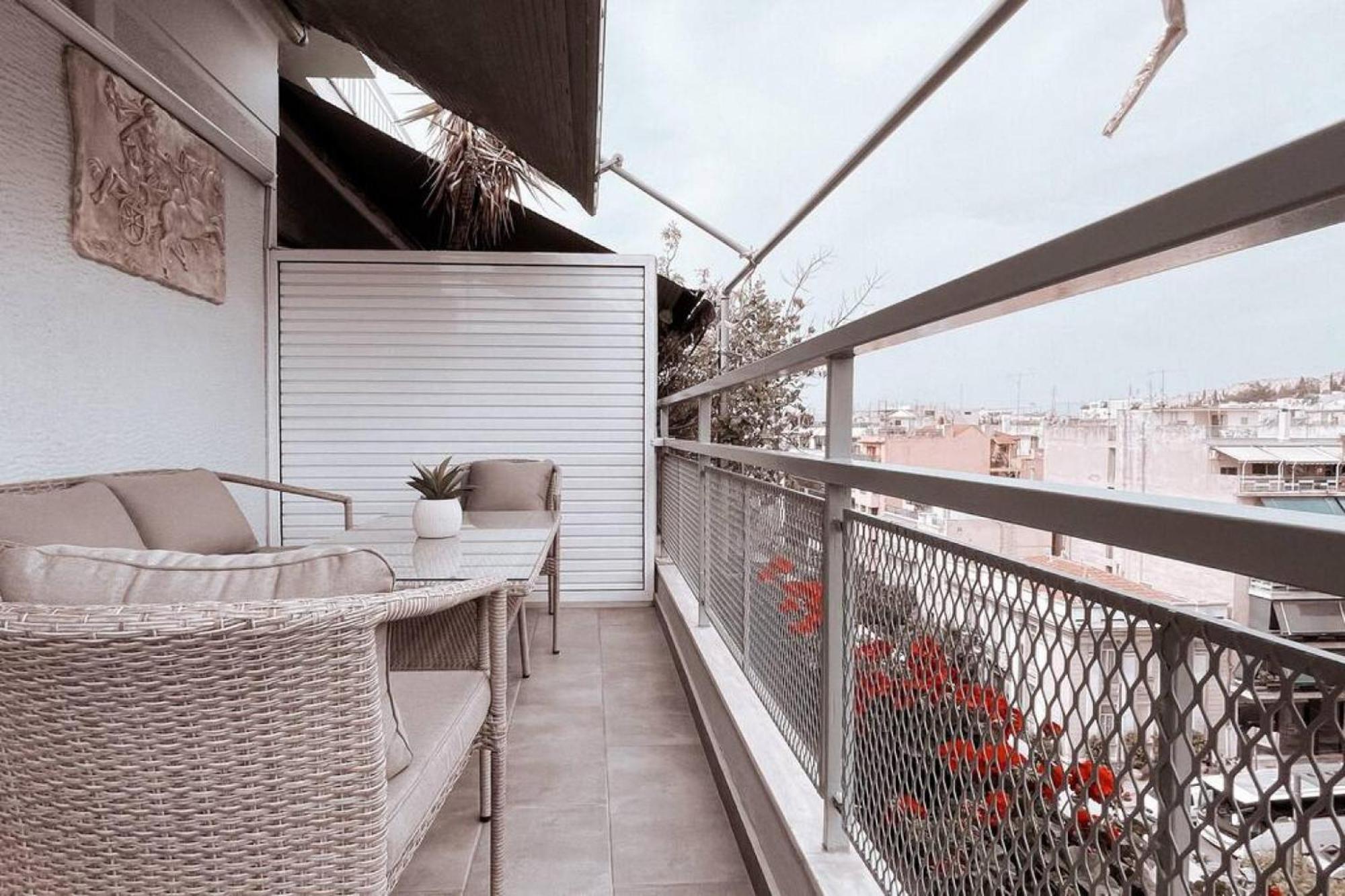 Penthouse - Amazing View In The Center Of Athens Leilighet Eksteriør bilde
